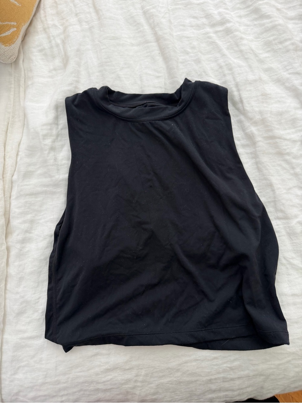 SET Active Black High-Neck Muscle Tank